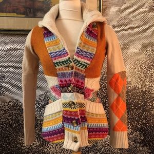 Preloved handcut wool sweater Anthropologie XS